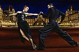 Flamenco Dancer Last Tango in Paris painting